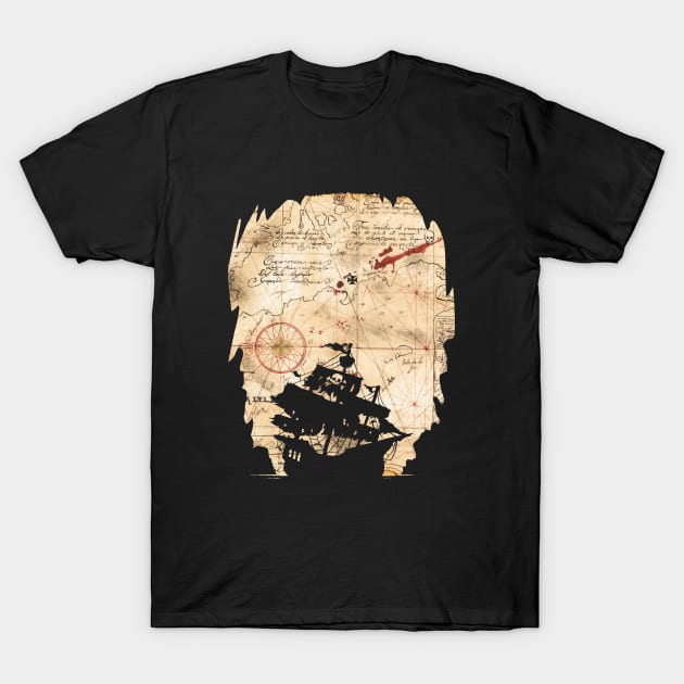 The Goonies - Treasure map T-Shirt by Buff Geeks Art